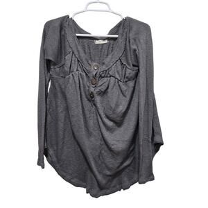 Free People We The Free Thermal Henley Long Sleeve Women’s S